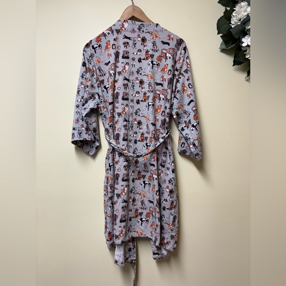 Vera Bradley DOG SHOW Knit Robe Small Medium - Picture 5 of 6